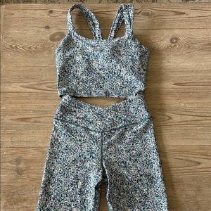 Sage Collective Floral Athletic Set